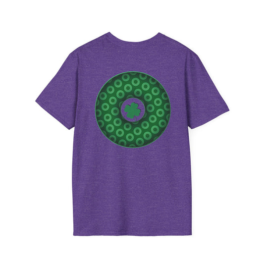 Classic Donut Tee - Unisex Soft-Style - "Patron Saint of Donuts" - St. Patrick's Day Donut - holiday edition - variant 1