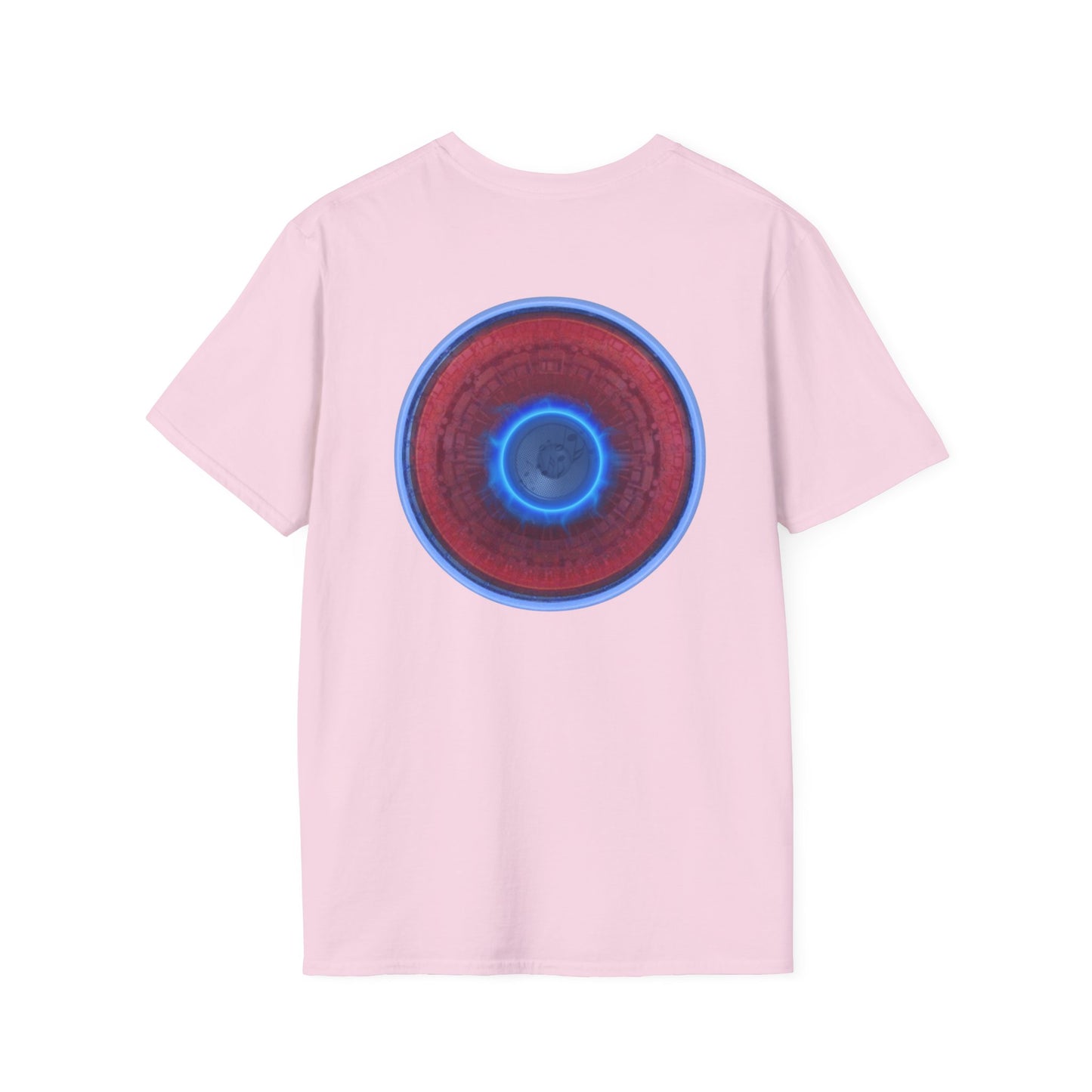 Classic Donut Tee - Unisex Soft-Style - "Homer's Pefect Donut" - series 1.0  - variant 3 - light blue edging
