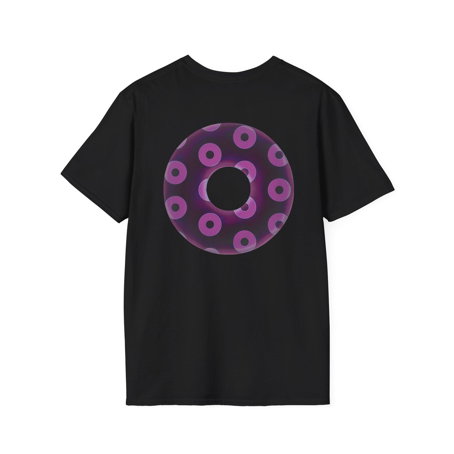 Plain Donuts/Unisex Soft-Style - "Plain Blimpy Paradoxical Donuts" - light purple/red violet donuts