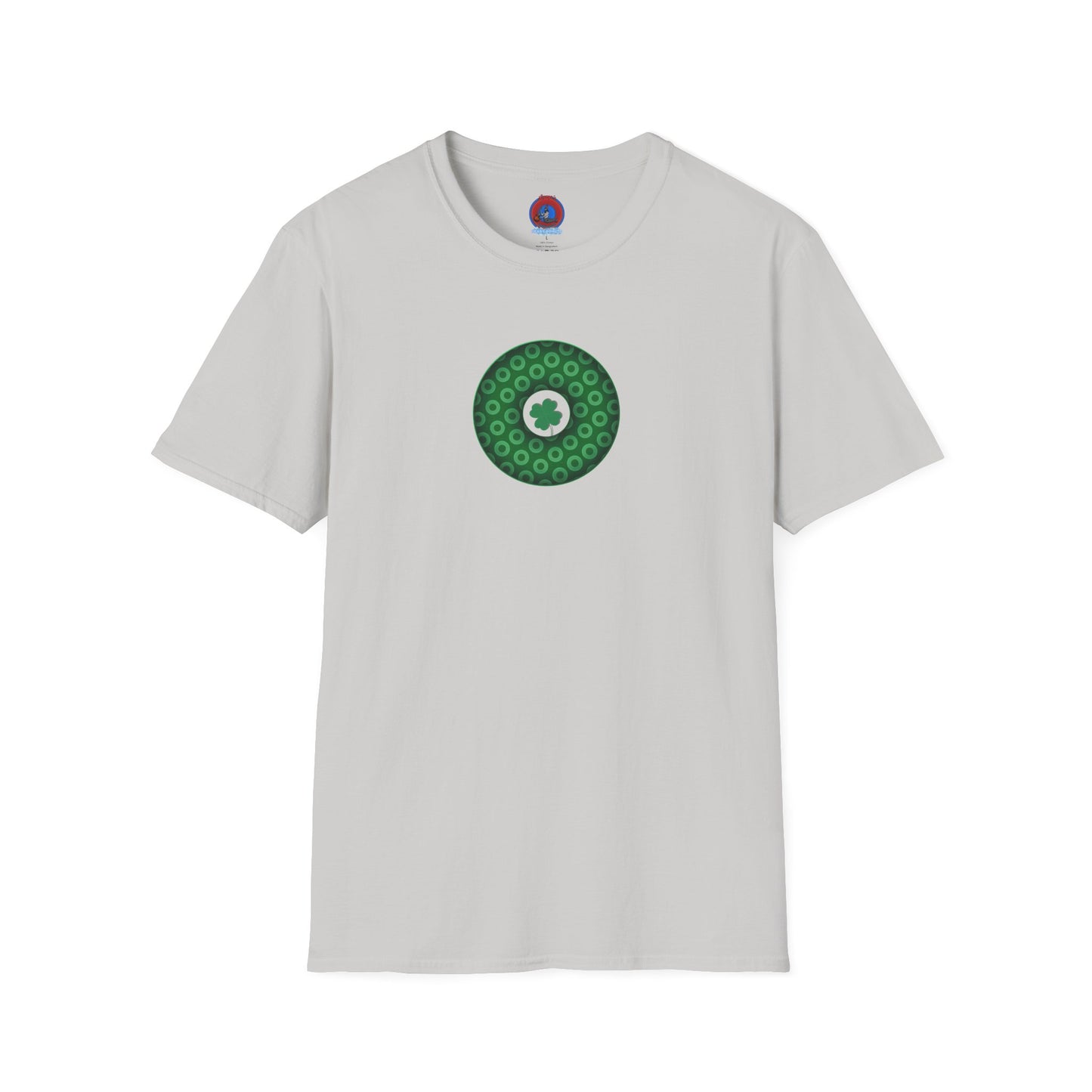Classic Donut Tee - Unisex Soft-Style - "Patron Saint of Donuts" - St. Patrick's Day Donut - holiday edition - variant 1