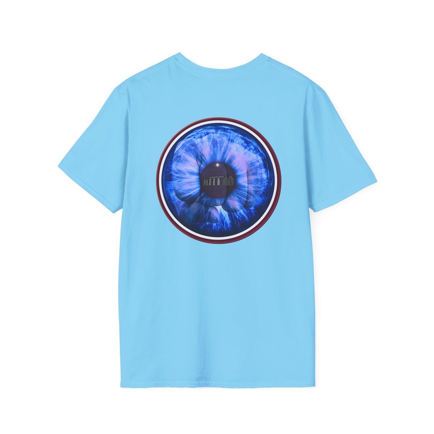 Classic Donut Tee - Unisex Soft-Style - "Wilson's Eyesore Donut Tee" - blue idonut - variant 3