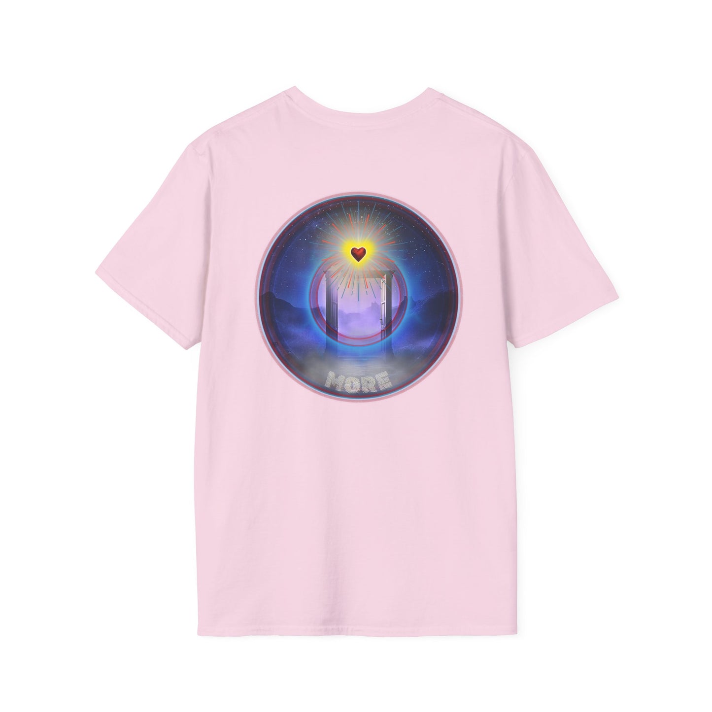 Classic Donut Tee - Unisex Soft-Style - "The More Charitable Donut" - series 1.0  - variant 2 - w/bling - [*50% to general charity fund]