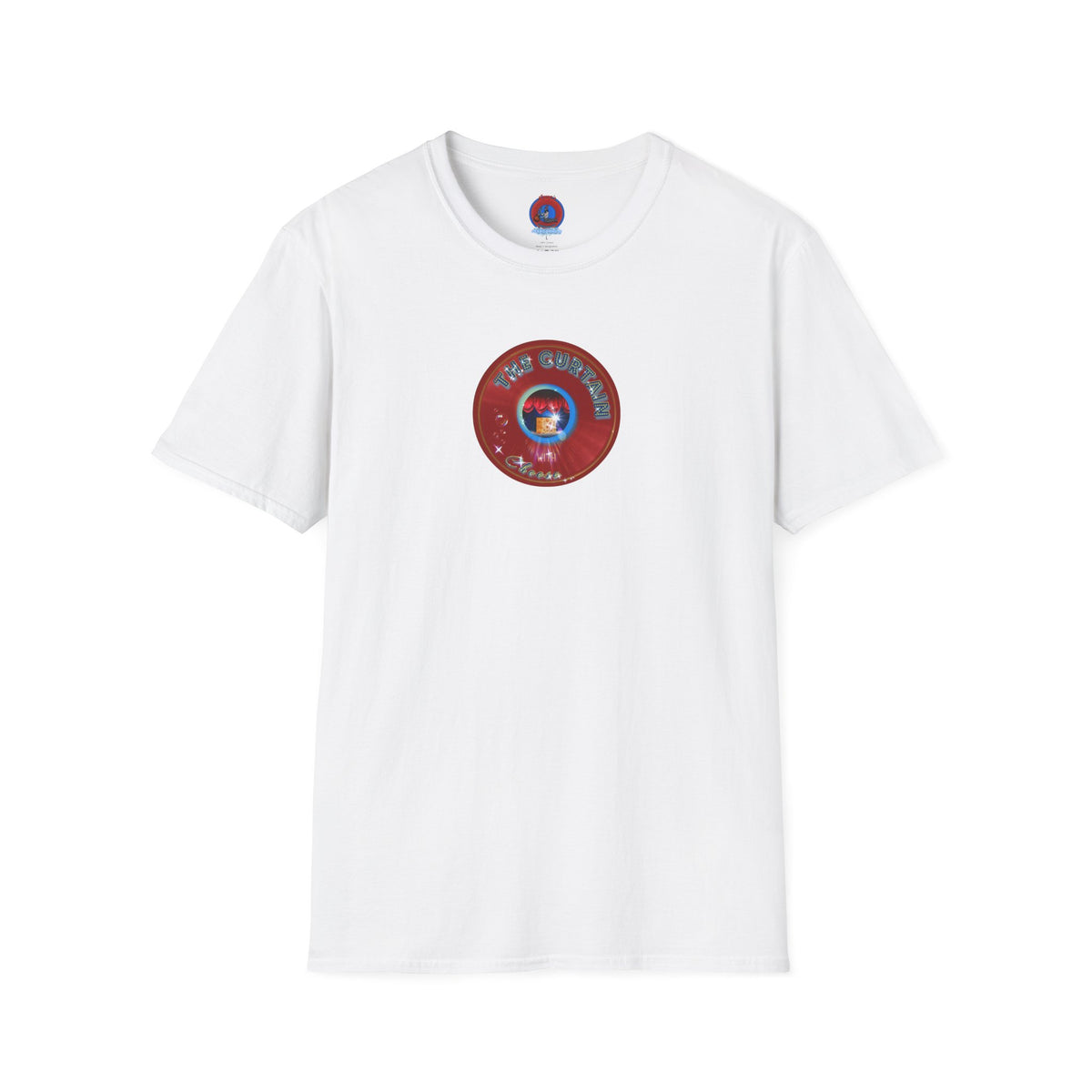 Classic Donut Tee - Unisex Soft-Style - "The Donut With" - series 1.0  - variant 2 - red donut