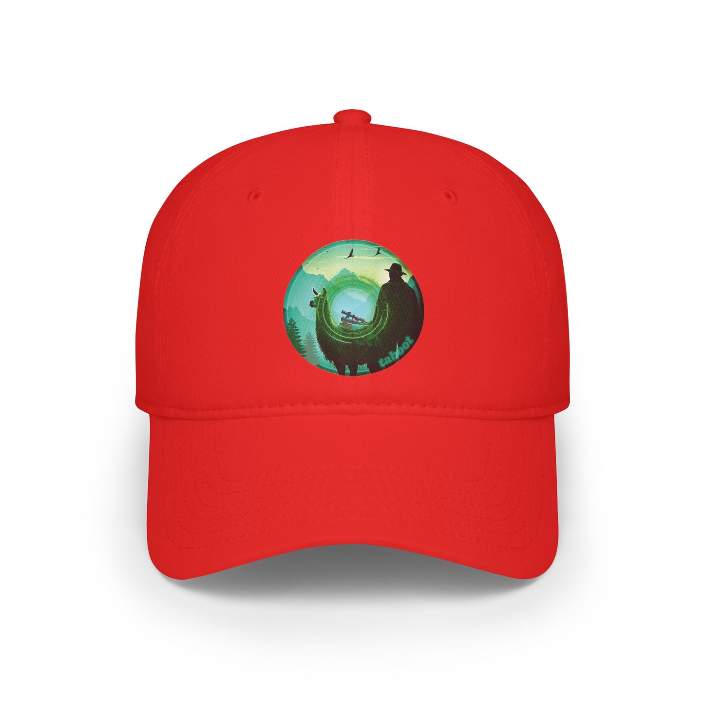 Lumpy Donut Baseball Cap - "The Taboo(t) Donut Cap" - green pic donut w/