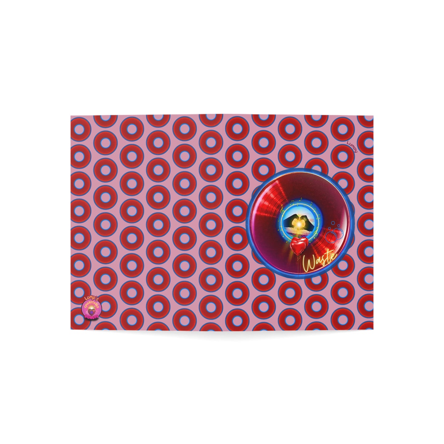 Lumpy Wishes - "Waste of a Perfectly Good Anniversary Card" - phriends/phamily greeting card series [*Charitable Product]