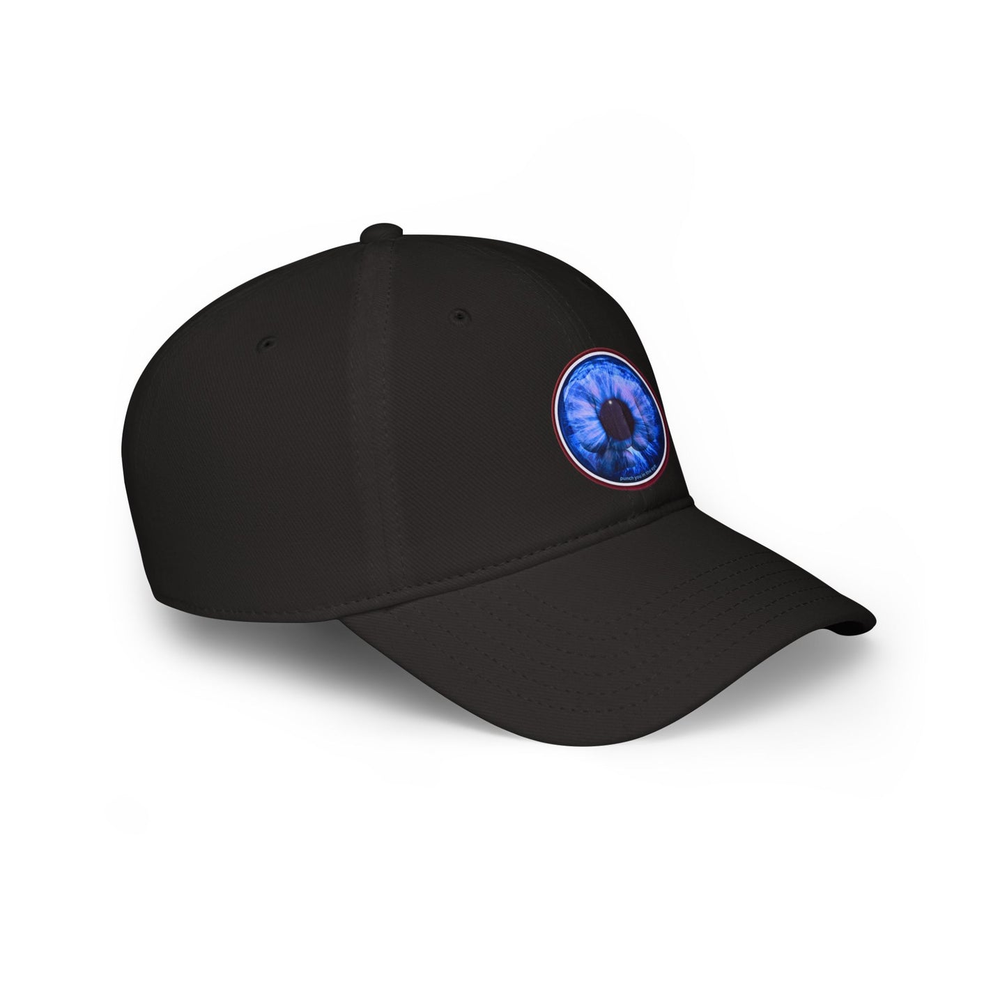 Lumpy Donut Baseball Cap - "Wilson's Eye Sore Donut Cap" - variant 2 - blue idonut w/