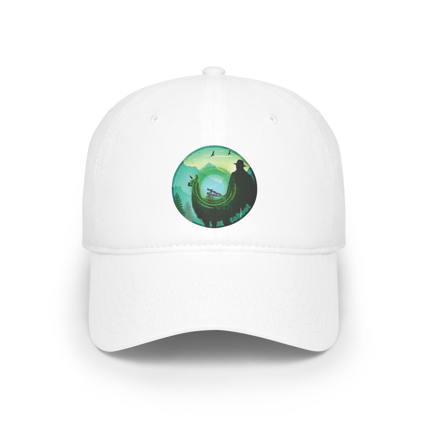 Lumpy Donut Baseball Cap - "The Taboo(t) Donut Cap" - green pic donut w/