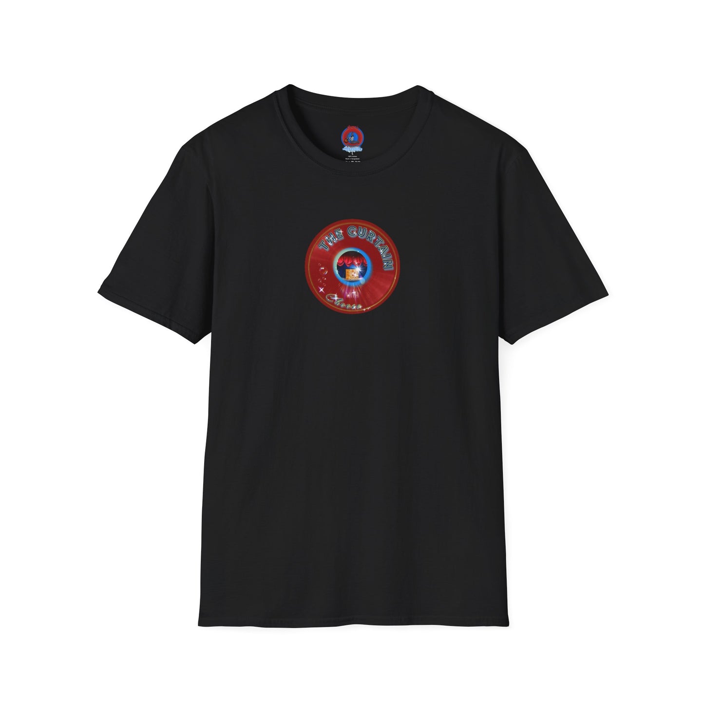 Classic Donut Tee - Unisex Soft-Style - "The Donut With" - series 1.0  - variant 2 - red donut