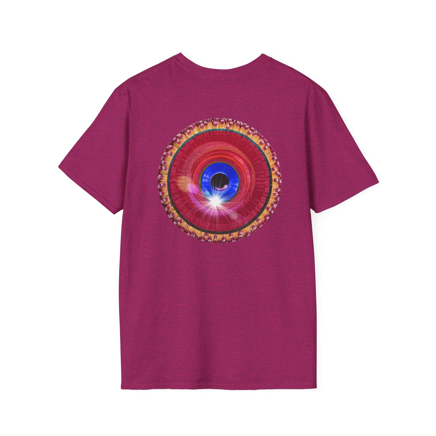 Classic Donut Tee - Unisex Soft-Style - "The Donut made with Solitary Flour" - red donut