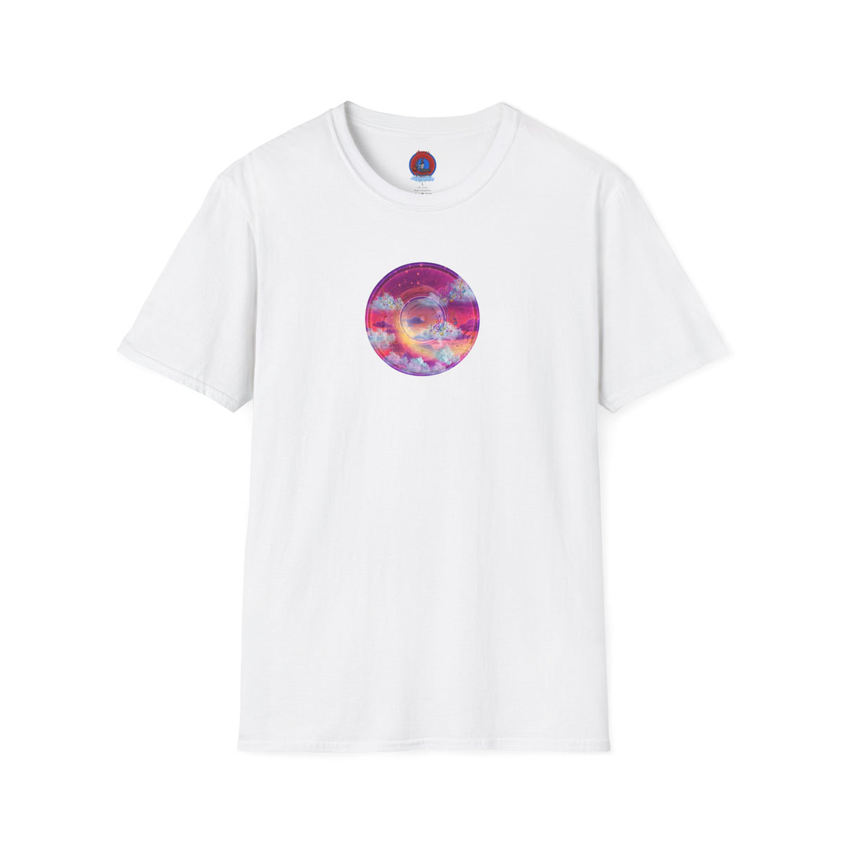 Classic Donut Tee - Unisex Soft-Style - "Pillow Donuts of Cotton" - vivid magenta pic donut