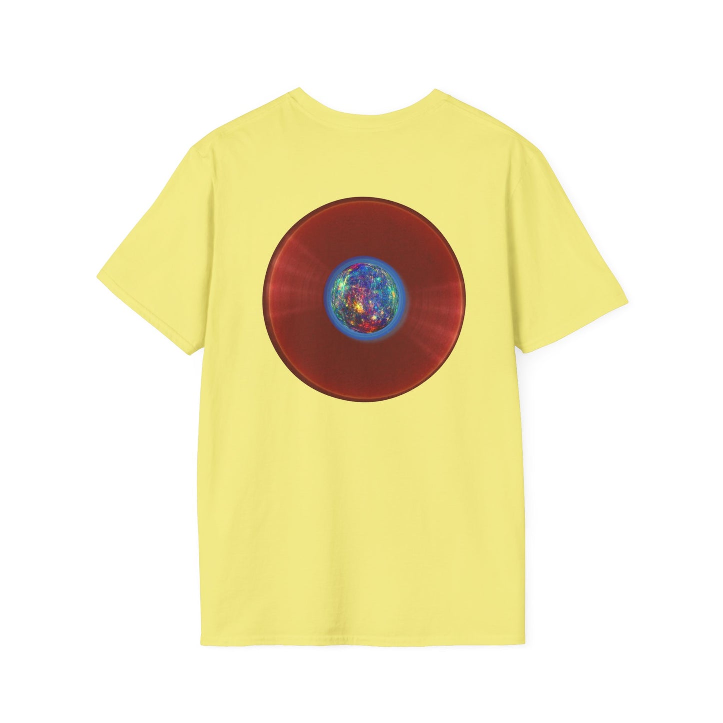Classic Donut Tee - Unisex Soft-Style - "Donuts of the Gods" - series 1.0 - variant 1 - red donut