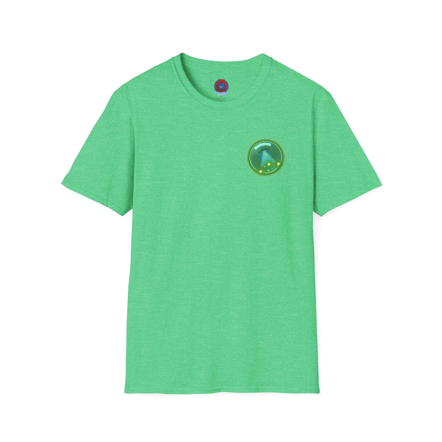 Classic Donut Tee - Unisex Soft-Style - "Close Encounters of the Delaware kind - Mondegreen Donut"  " variant 1 - green donut