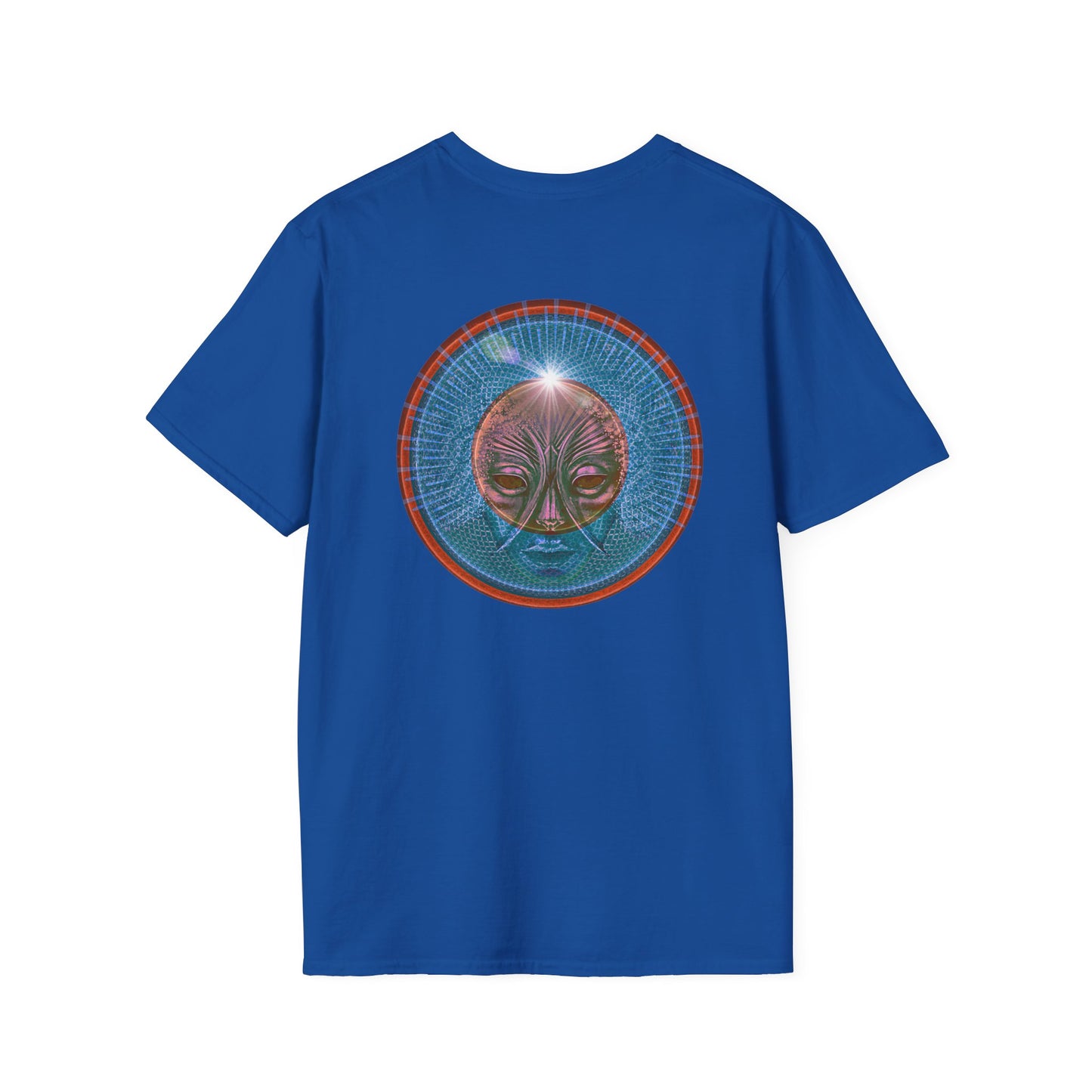 Classic Donut Tee - Unisex Soft-Style - "Donuts: Conjurers of Awesome" - series 1.0  - variant 1 - blue donut