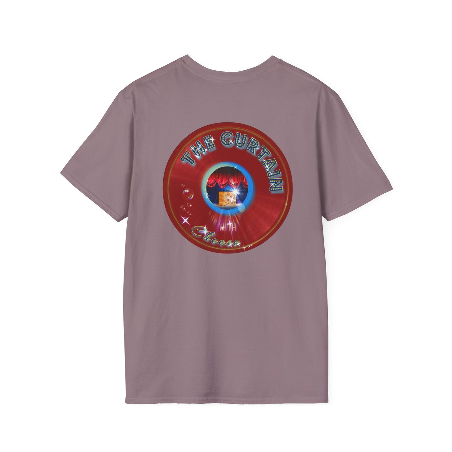 Classic Donut Tee - Unisex Soft-Style - "The Donut With" - series 1.0  - variant 2 - red donut