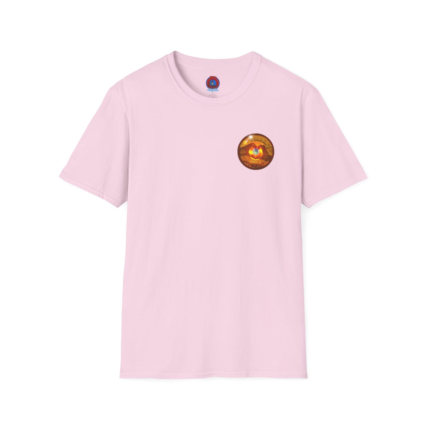 Classic Donut Tee - Unisex Soft-Style - "Sunday Phunday" - series 1.0 - variant 2 - gold donut