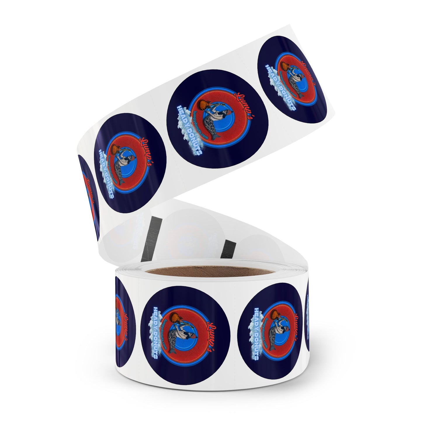 Marketing - Logo - Round Sticker Label Rolls - 50/100/250 count