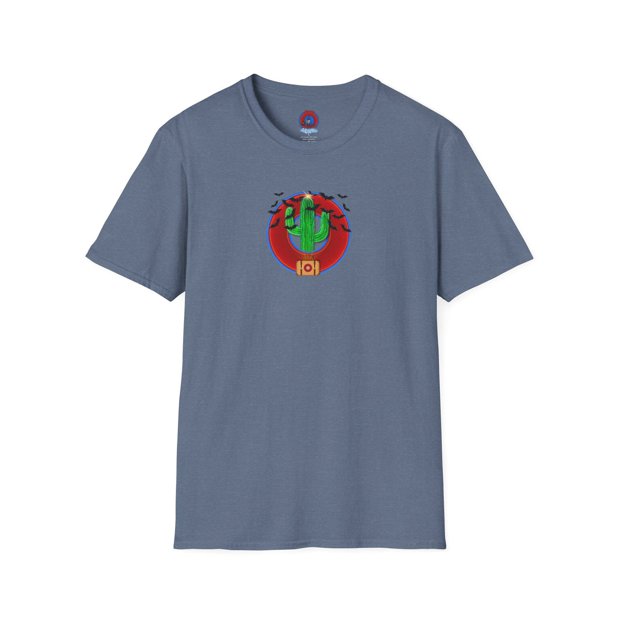Classic Donut Tee - Unisex Soft-Style - "Raoul Duke's Sinfully Delicious Donut" - vivid red donut
