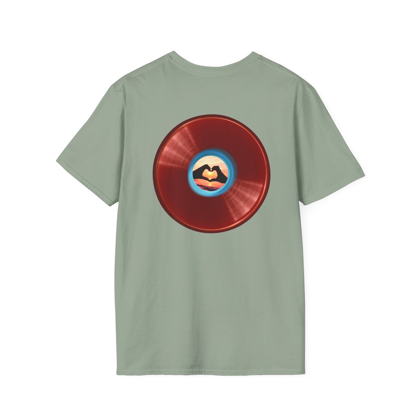 Classic Donut Tee - Unisex Soft-Style - "Wasted Donut" - series 1.0 - variant 1 - red donut