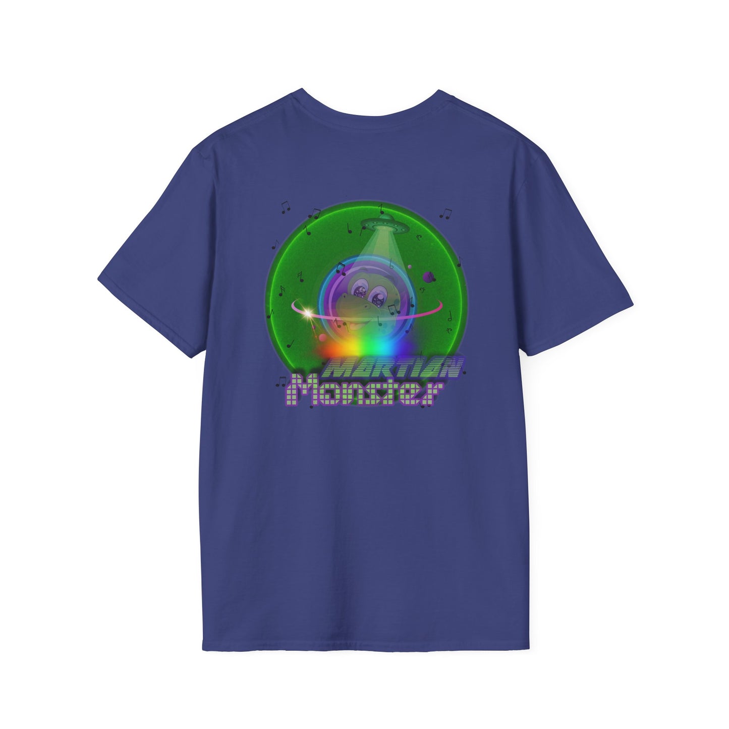 Classic Donut Tee - Unisex Soft-Style - "My Phavorite Martian" - green donut - series 1.0