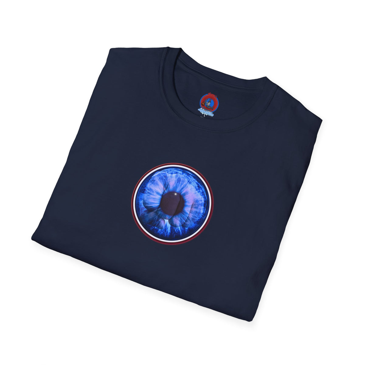 Classic Donut Tee - Unisex Soft-Style - "Wilson's Eyesore Donut Tee" - blue idonut - variant 1