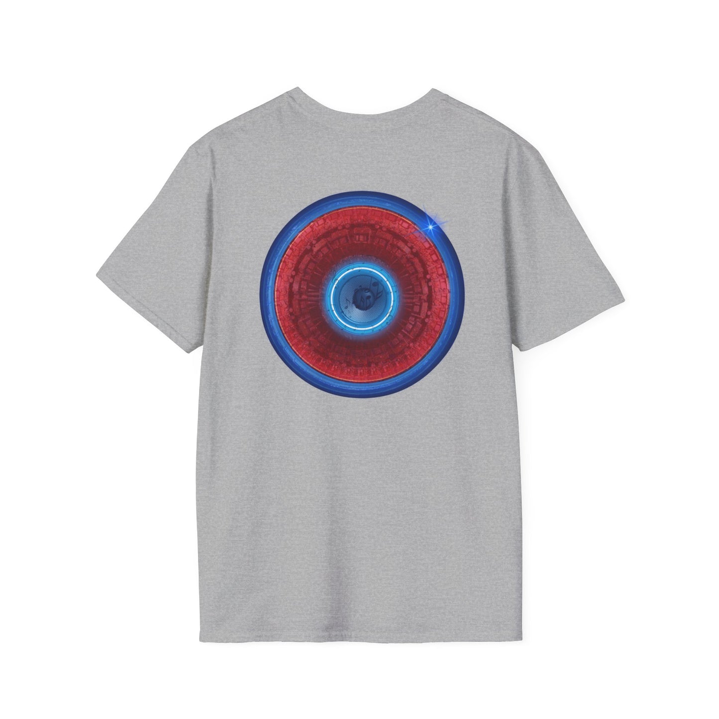 Classic Donut Tee - Unisex Soft-Style - "Homer's Perfect Donut" - series 1.0  - variant 2 - dark blue edging