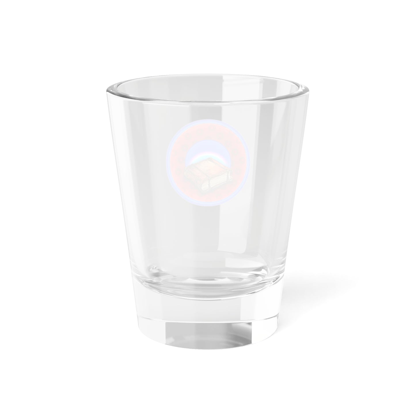 Bad Fishy Too - "Helping Phriendly Shot Glass" - Shot Glass, 1.5oz - red/blue widemouthed paradox donuts