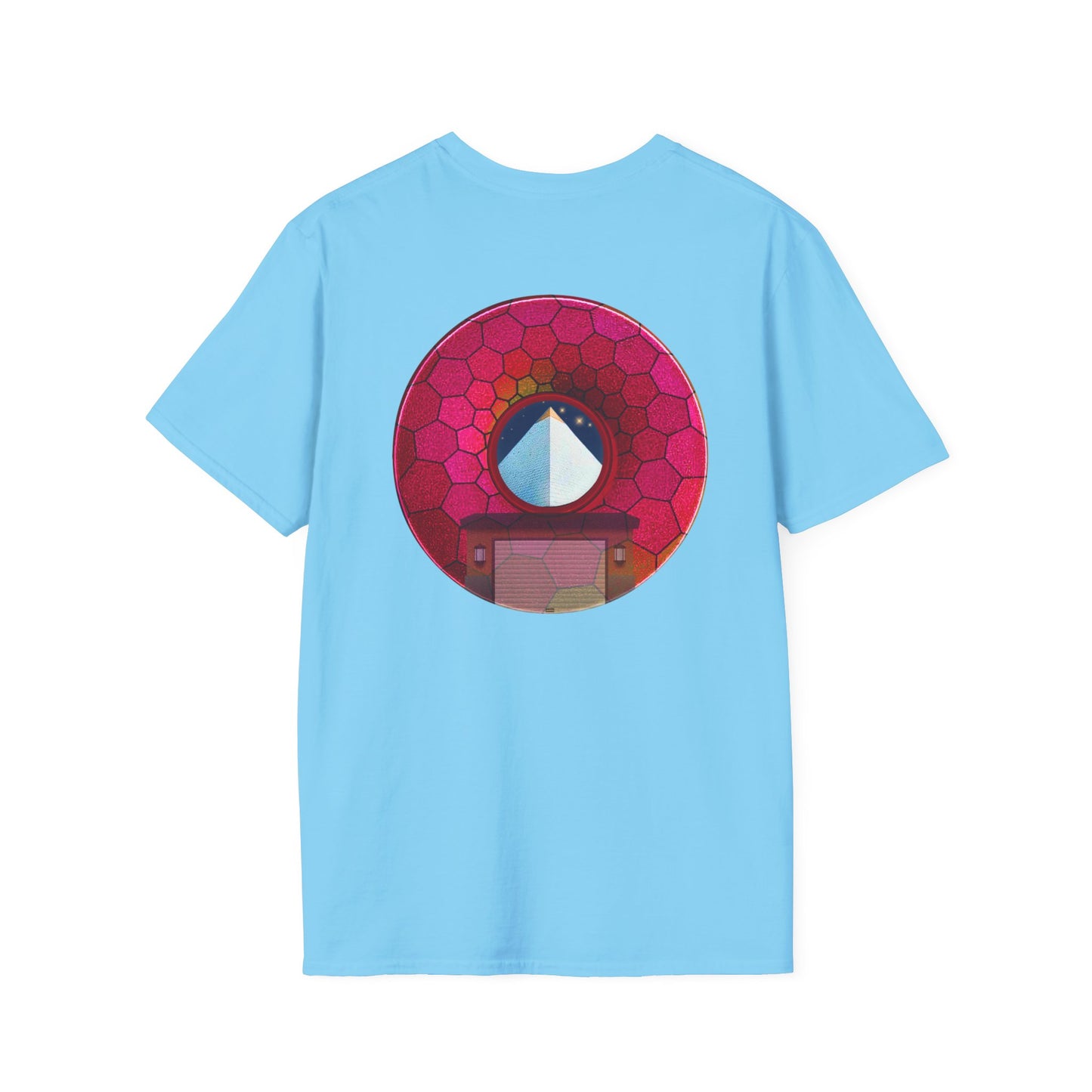 Classic Donut Tee - Unisex Soft-Style - "Limestone Donuts so Large" - variant 6 - green hexadonut