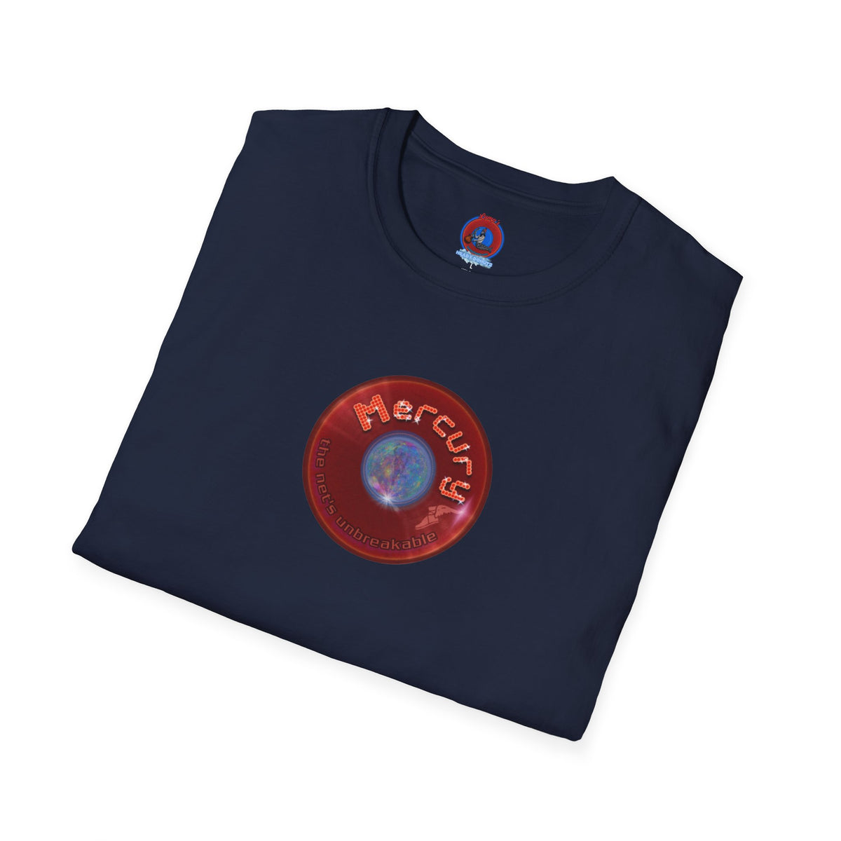 Classic Donut Tee - Unisex Soft-Style - "Donuts of the Gods" - series 1.0 - variant 4 - red donut