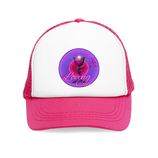 Lumpy Trucker Hat - "The Loving Hat" - purple/magenta donut [*Charity Donut]