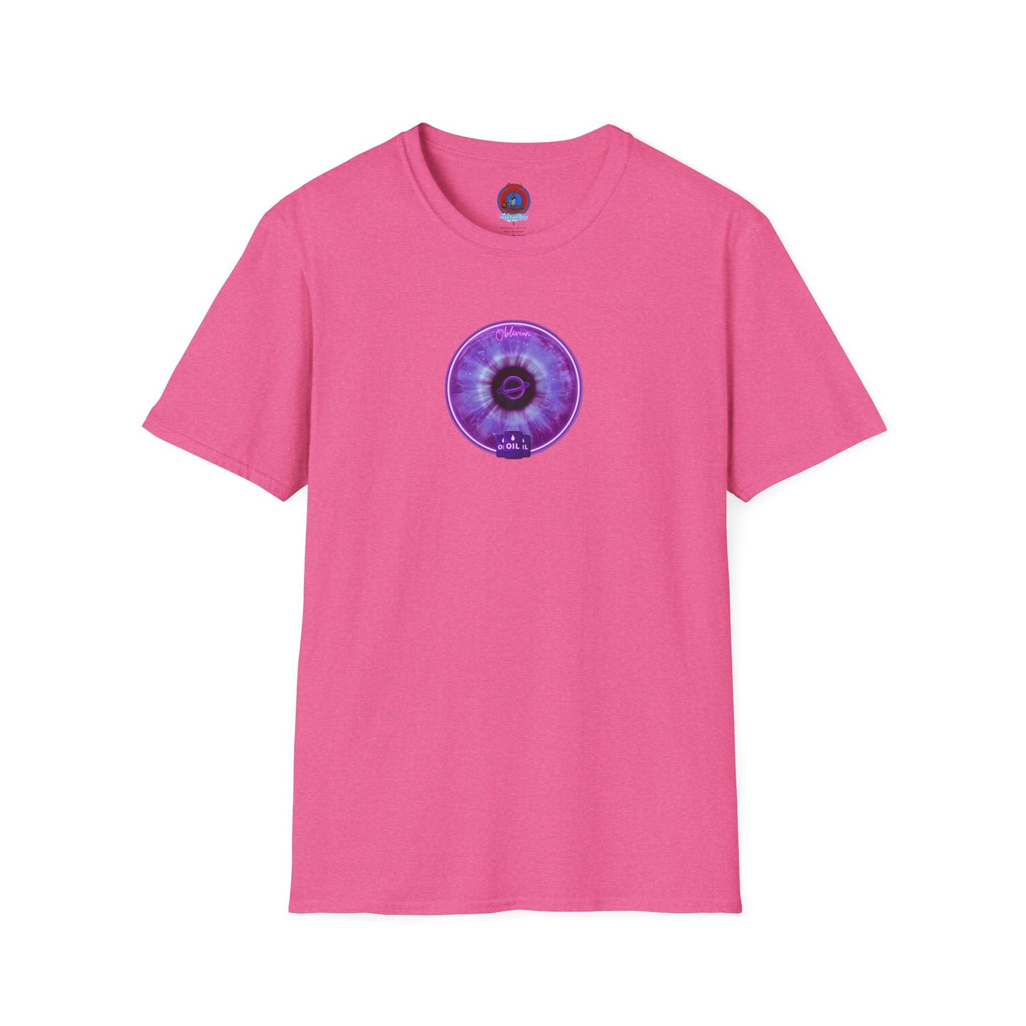 Classic Donut Tee - Unisex Soft-Style - "The Oblivious Donut" - purple idonut