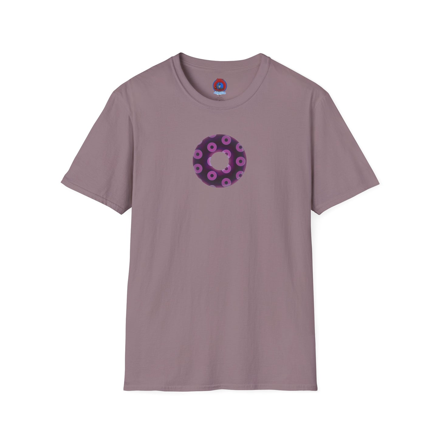 Plain Donuts/Unisex Soft-Style - "Plain Blimpy Paradoxical Donuts" - light purple/red violet donuts