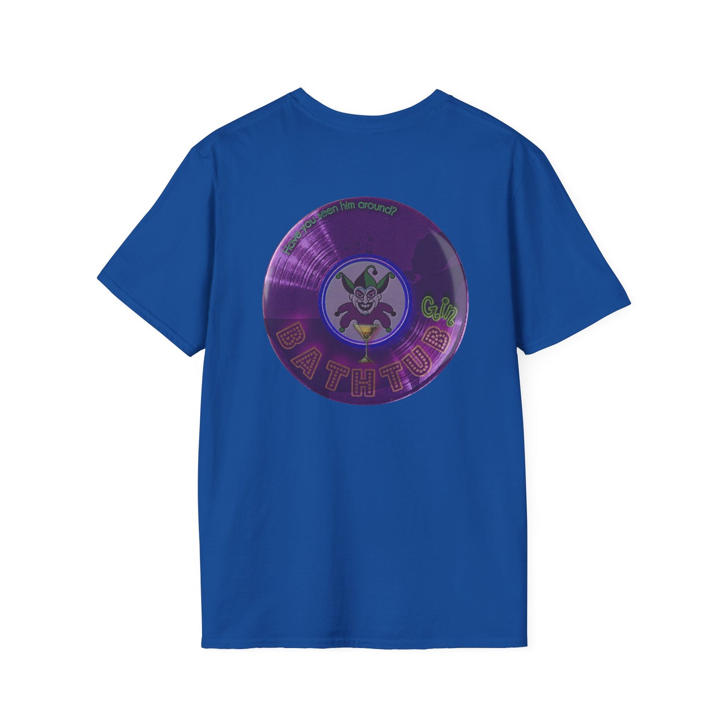Classic Donut Tee - Unisex Soft-Style - "The Joker's Personal Tees - Troubadour Edition" - series 1.0 - variant 1 - purple donut
