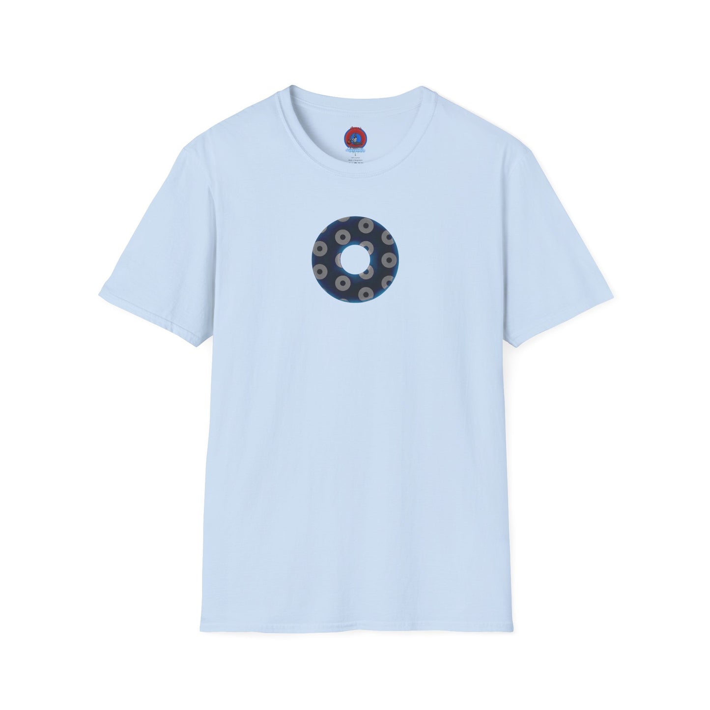 Plain Donuts/Unisex Soft-Style - "Plain Blimpy Paradoxical Donuts" - dark blue/gray donuts