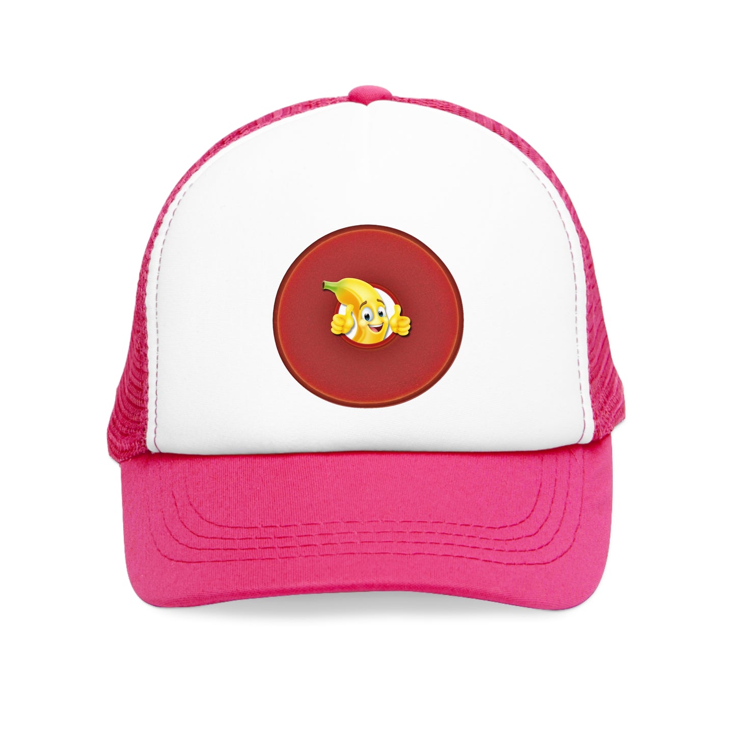 Lumpy Trucker Hat - "The Day that You Arrive" - variant 2 - plain red
