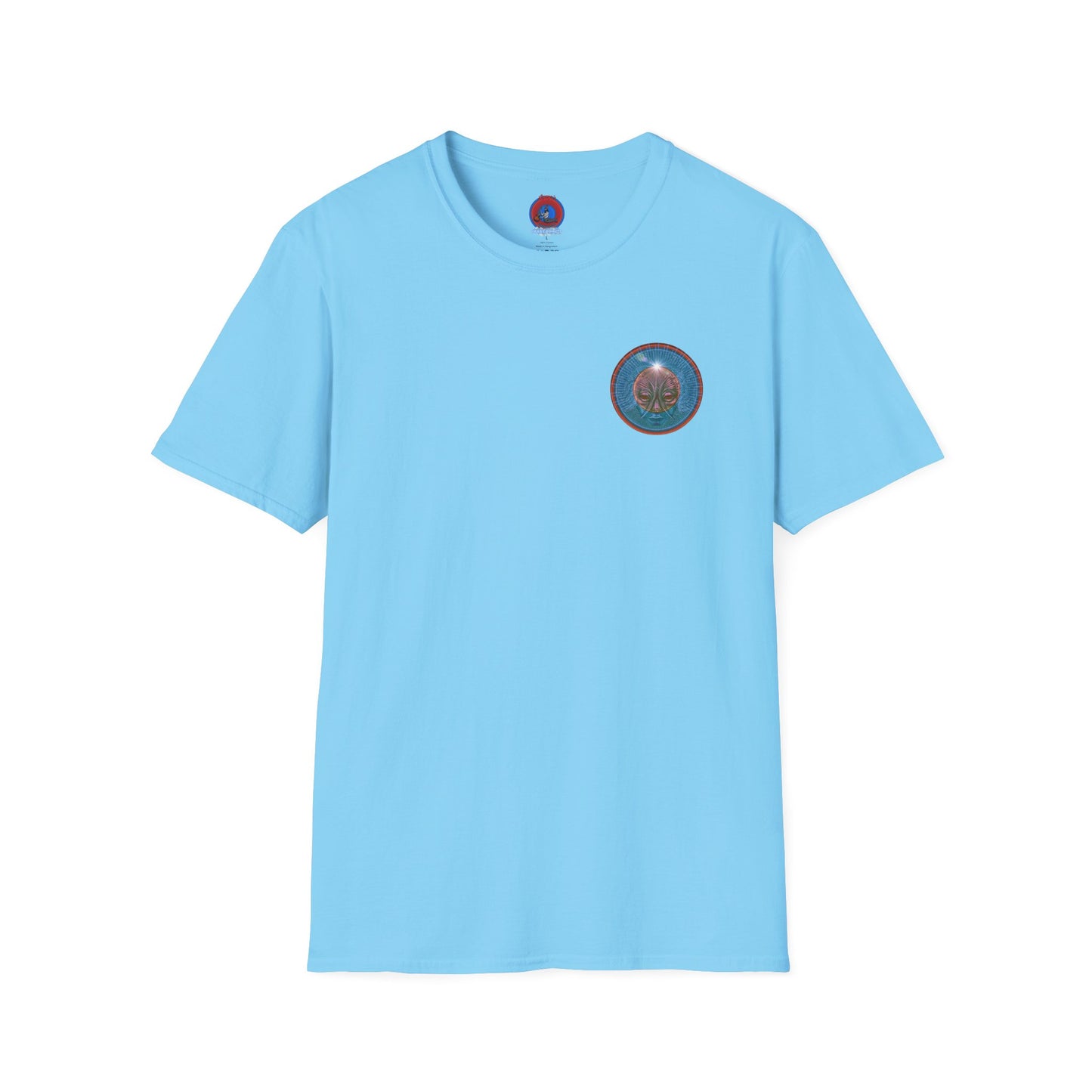 Classic Donut Tee - Unisex Soft-Style - "Donuts: Conjurers of Awesome" - series 1.0  - variant 1 - blue donut
