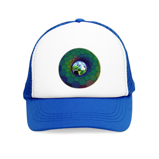 Lumpy Trucker Hat - "Mansions of South Park" - variant 1 - green hexadonut