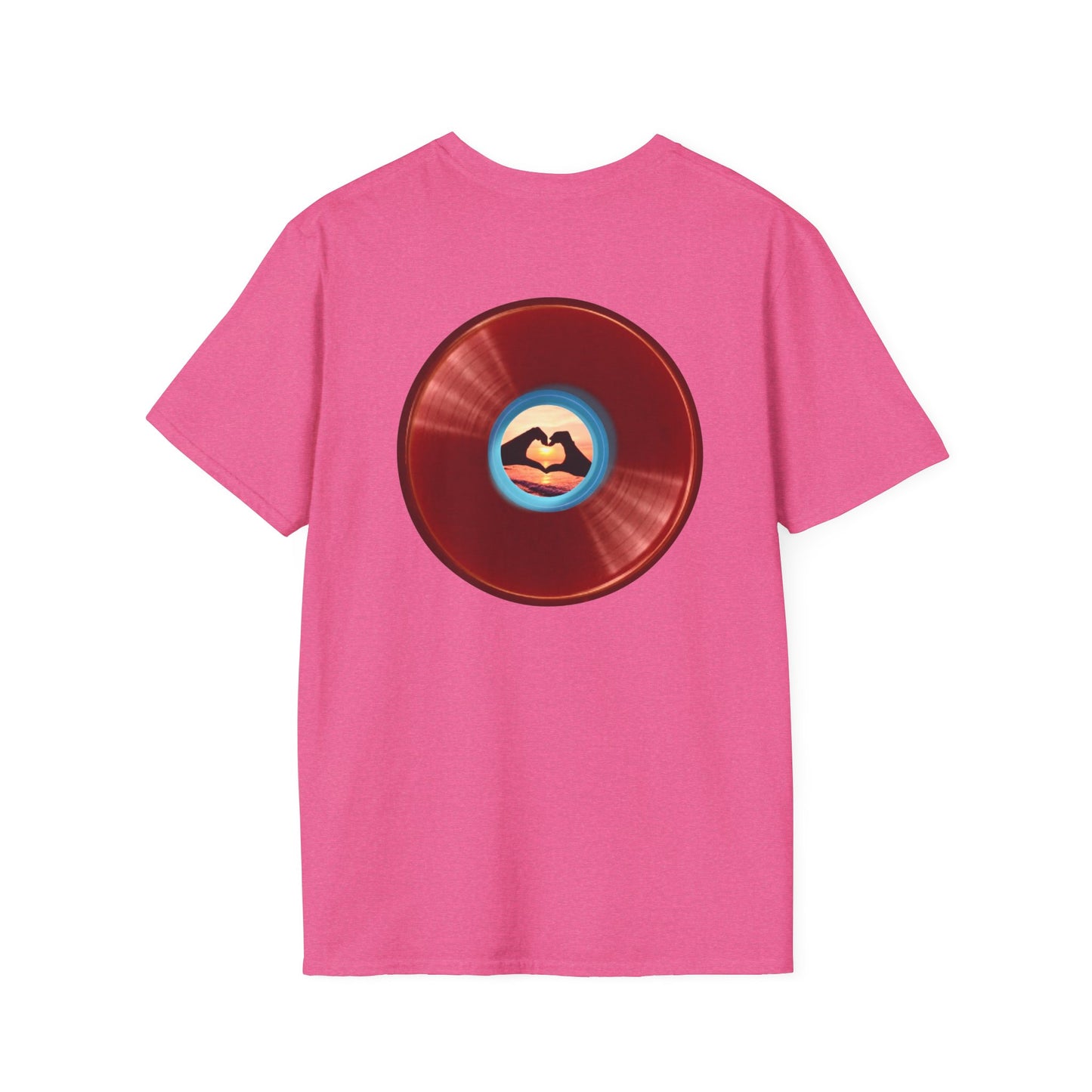 Classic Donut Tee - Unisex Soft-Style - "Wasted Donut" - series 1.0 - variant 1 - red donut