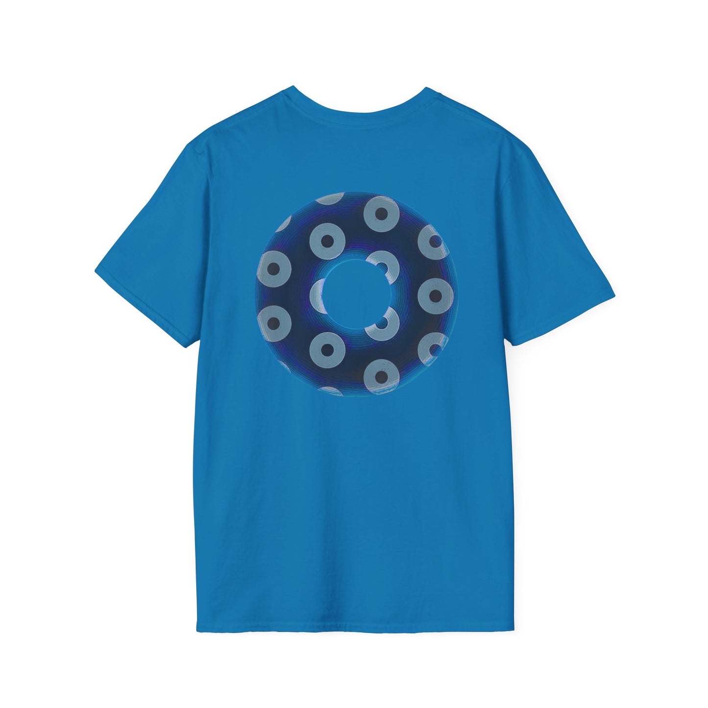 Plain Donuts/Unisex Soft-Style - "Plain Blimpy Paradoxical Donuts" - dark blue/gray donuts