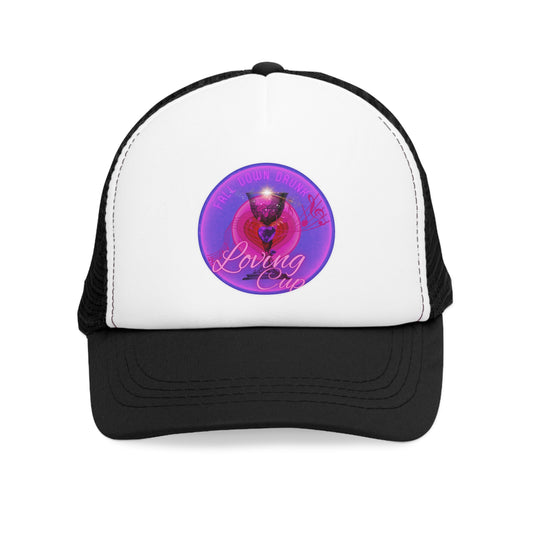 Lumpy Trucker Hat - "The Loving Hat" - purple/magenta donut [*Charity Donut]