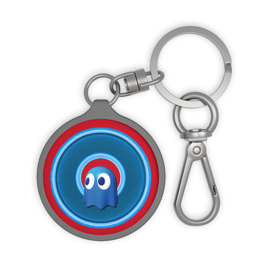 Lumpy Donut Keychain - "The Story of the Donut" - series 1.0 - variant 2 - blue donut