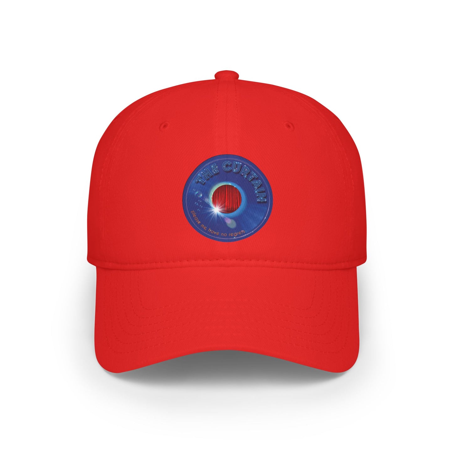 Lumpy Donut Baseball Cap - "The Official Donut W/O" - variant 2 - blue vivid donut w/