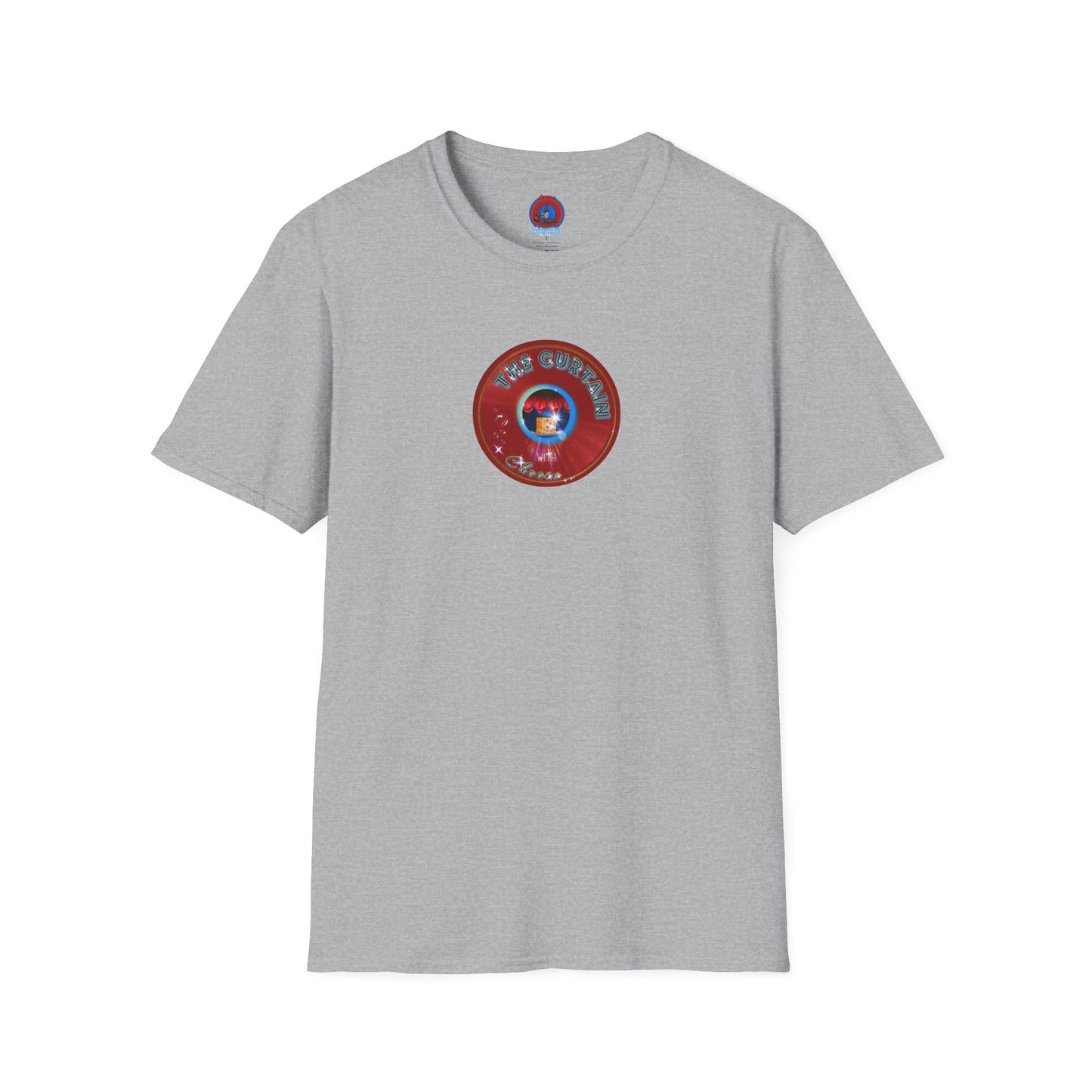 Classic Donut Tee - Unisex Soft-Style - "The Donut With" - series 1.0  - variant 2 - red donut