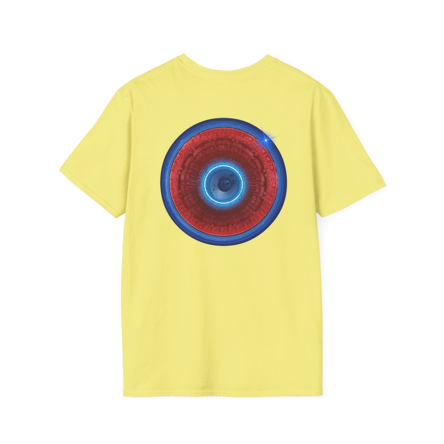 Classic Donut Tee - Unisex Soft-Style - "Homer's Perfect Donut" - series 1.0  - variant 2 - dark blue edging
