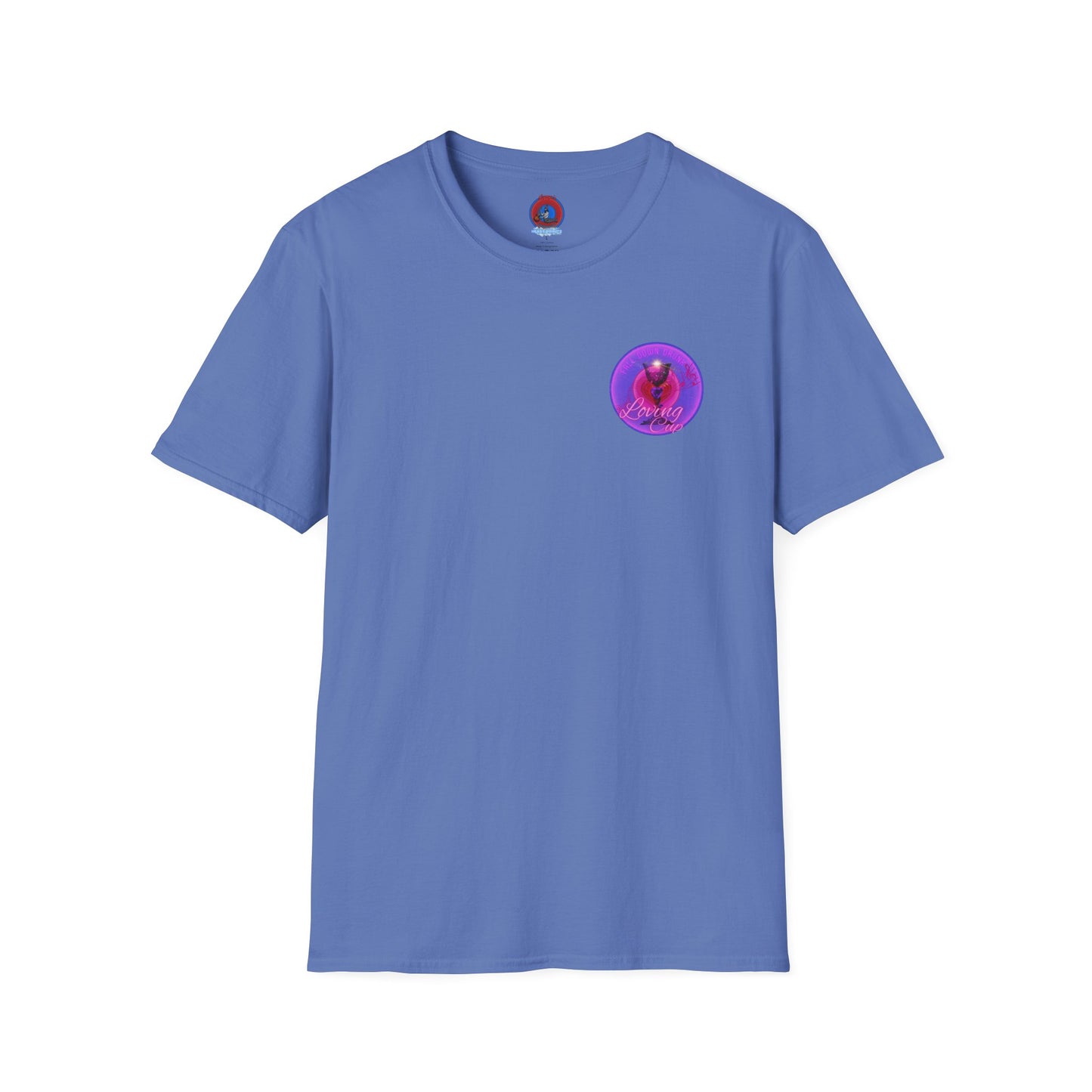 Classic Donut Tee - Unisex Soft-Style - "The Loving Donut" - series 1.0  - pink/purple donut [*Charity Donut]