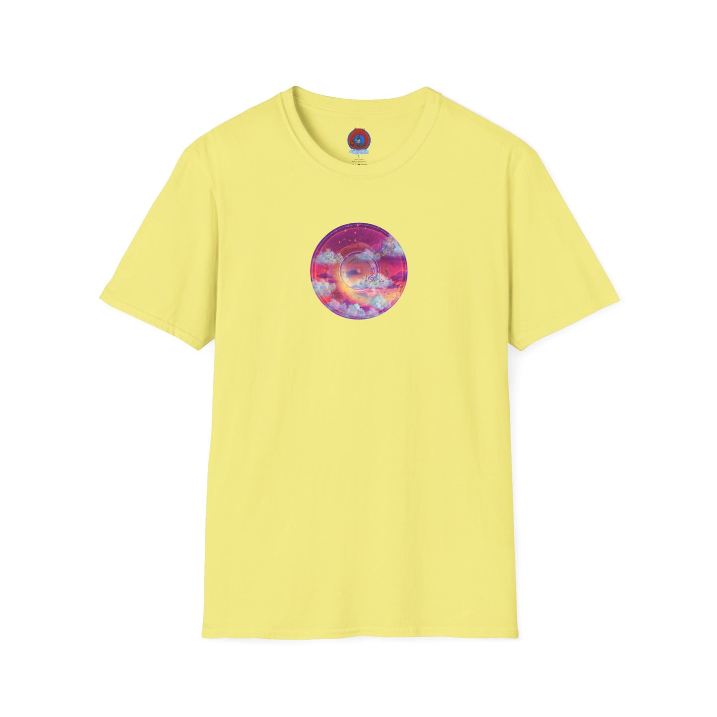 Classic Donut Tee - Unisex Soft-Style - "Pillow Donuts of Cotton" - vivid magenta pic donut