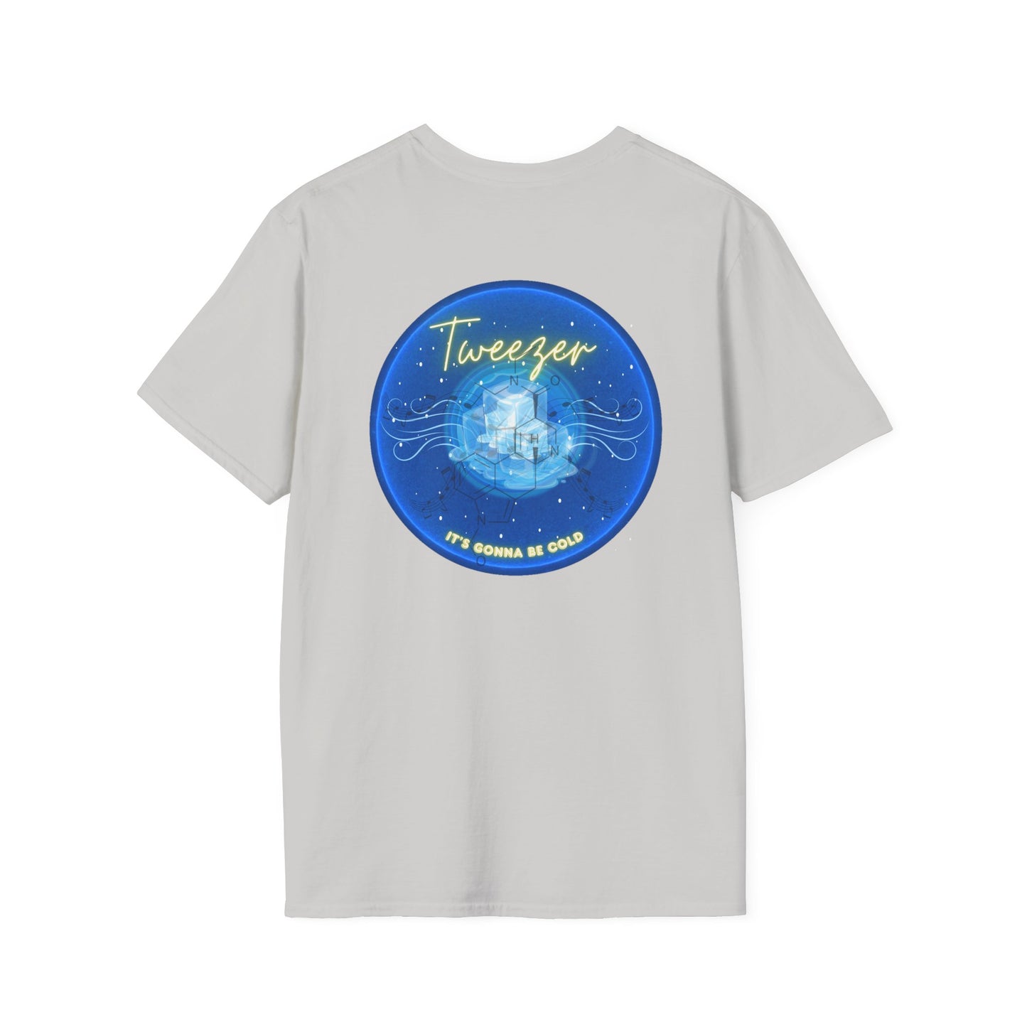 Classic Donut Tee - Unisex Soft-Style - "The Donut Reprise" - ice cold blue donut