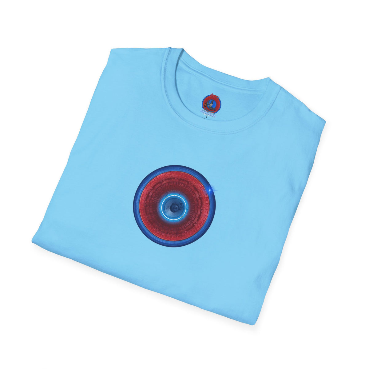Classic Donut Tee - Unisex Soft-Style - "Homer's Perfect Donut" - series 1.0  - variant 2 - dark blue edging