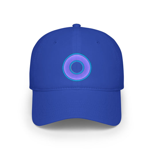 Lumpy Donut Baseball Cap - "Plain [Mary] Jane" - rustic light purple donut w/