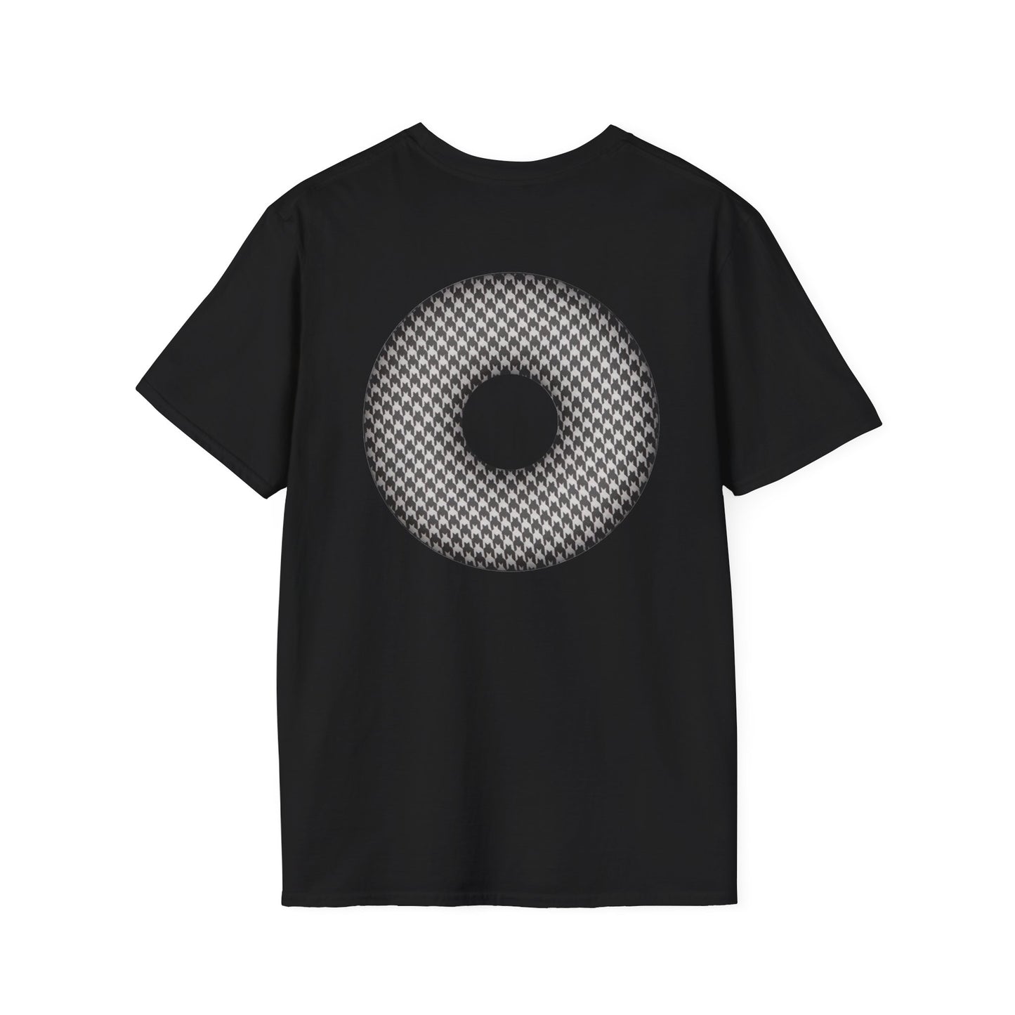 Classic Donut Tee - Unisex Soft-Style - "Ricky's Donut" - houndstooth donut