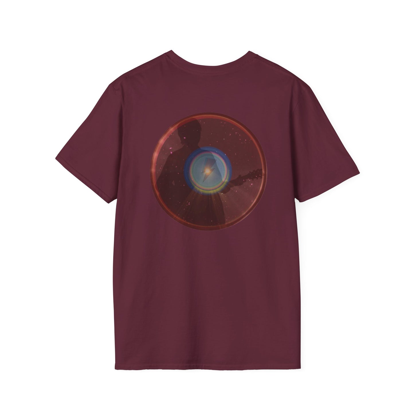 Classic Donut Tee - Unisex Soft-Style - "The Unofficial Bowie, MD Donut" - series 1.0 - crimson donut
